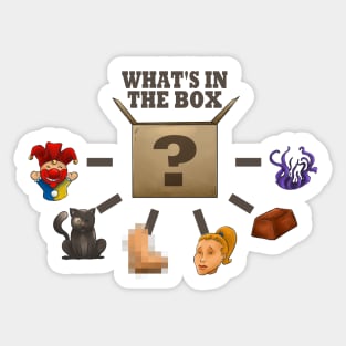 What's in the box? Sticker